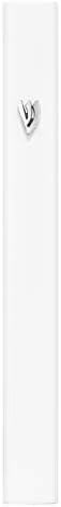 AS Mezuzah Silver Shin Design Aluminum Case