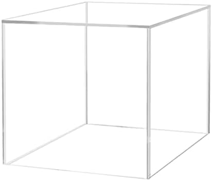 10 Inch Acrylic Display Riser Box with One Open Side