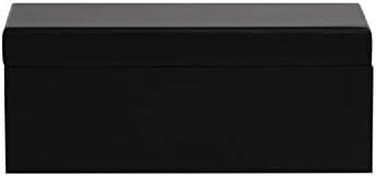 Black Wooden Musical Box with Gold Plating