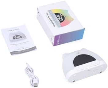 ORIA Kids Alarm Clock with Night Light and Dual Alarms