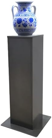 12 x 12 x 415 Brown Metal Cube Riser Stand