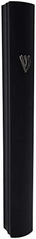 Talisman4u Black Aluminum Mezuzah Case with Scroll