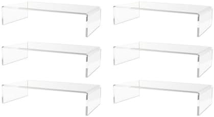 Marketing Holders Acrylic Riser Display Stand 6 Pack