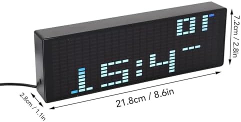 Drphiru RGB Audio Visualizer Alarm Clock