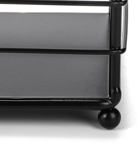 Noamus Metal Magazine Rack with Handles