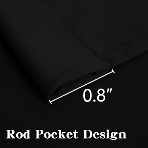 IGEMAEVE Blackout Curtains 96 Inch 2 Panels Set