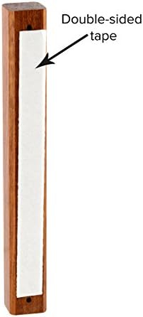 Peer Hastam Classic Wood Mezuzah Case Dark Brown 68 Inch