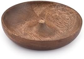 SAMHITA Wooden Incense Holder 5 x 5 x 1