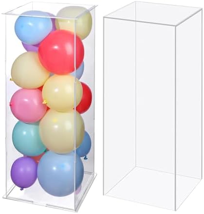 Set Of 2 Cube Pedestal 40 Inch Tall Display Stand