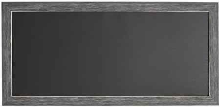 DesignOvation Wyeth Framed Chalkboard 13x26 Gray