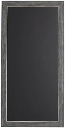 DesignOvation Wyeth Framed Chalkboard 13x26 Gray