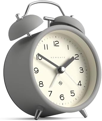 NEWGATE Charlie Bell Echo Alarm Clock - Grey