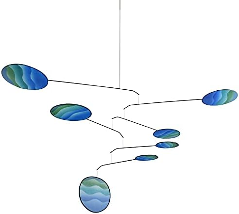 Ocean Blue Lumen Modern Indoor Mobile 22x42