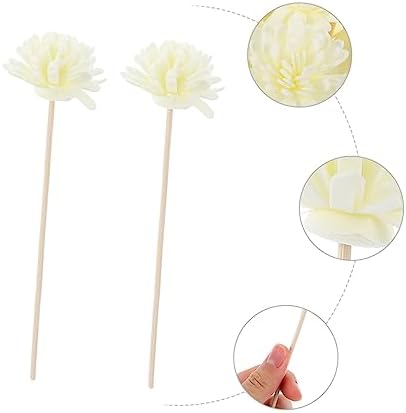 20Pcs Simulation Flower Aromatherapy Diffuser Sticks for Home Decor