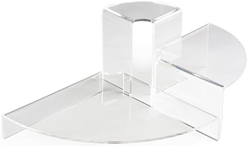 Set of 3 Triangle Display Risers Clear Acrylic