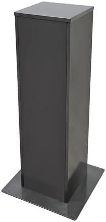 12 x 12 x 415 Brown Metal Cube Riser Stand