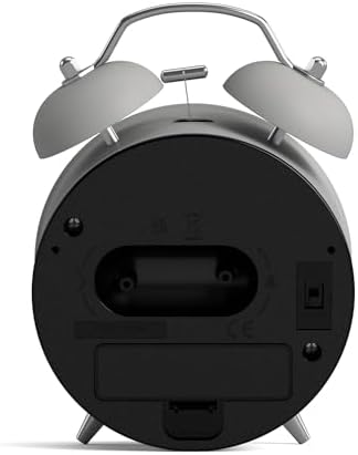 NEWGATE Charlie Bell Echo Alarm Clock - Grey