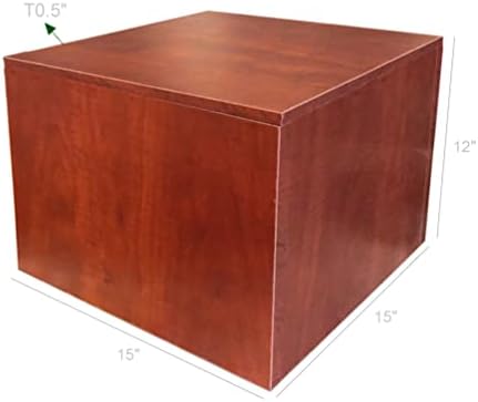 FixtureDisplays 15x15x12 Wood Riser Cube Display Stand