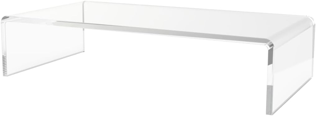 Clear Acrylic Riser Display Stand 9x45 Inch