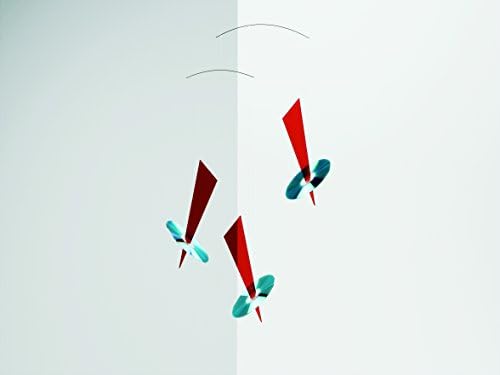 Flensted Mobiles Reflections Red 32 Inch Hanging Mobile
