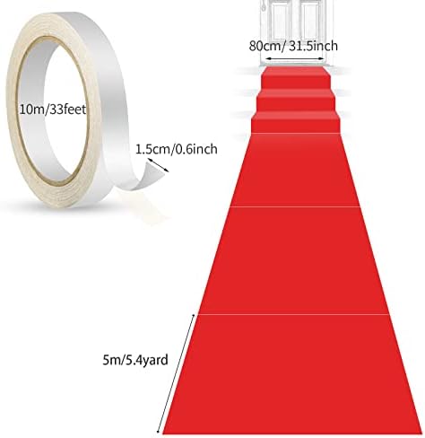 Shappy Red Carpet Runner Rug for Party Events