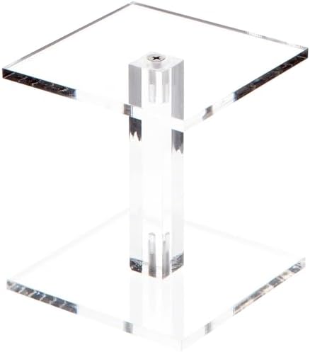 Plymor Clear Acrylic Square Display Riser