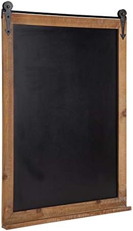 Kate and Laurel Cates Modern Farmhouse Barn Door Chalkboard