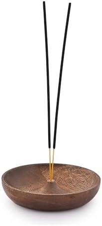 SAMHITA Wooden Incense Holder 5 x 5 x 1