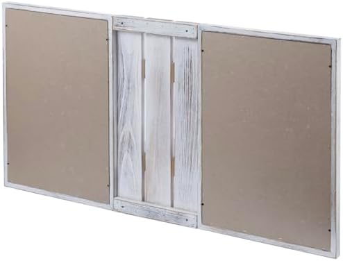 Shabby Chalkboard Corkboard Wall Organizer Combo Set