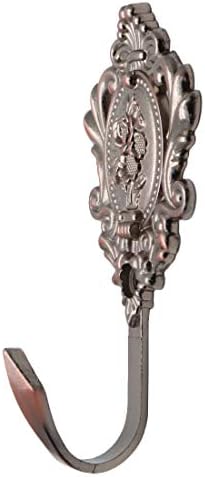Xiaoyztan Sunflower Pattern Drapery Holdbacks Red Bronze Wall Hooks