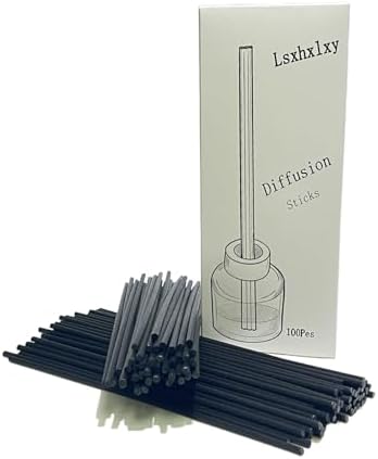 100 Pack Black Diffuser Sticks for Strong Fragrance