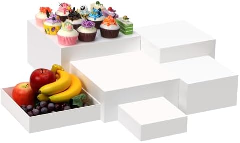 6 Pack Acrylic Display Boxes for Parties and Events