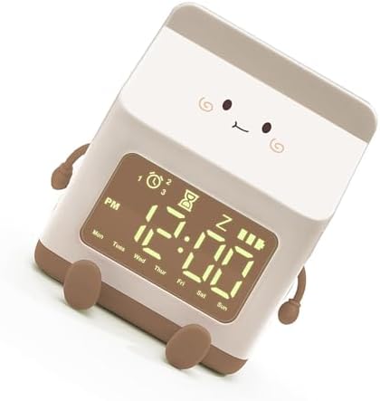 Fun Milk Box Alarm Clock for Kids and Students