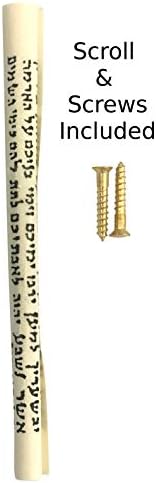 Tamara Baskin Art Glass Wedding Keepsake Mezuzah Ivory