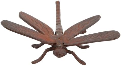 HomArt Cast Iron Dragonfly Rust Decor