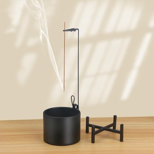 2 Pack Metal Incense Holder with Ash Catcher and Stabilizing Base