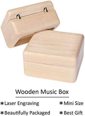 Sinzyo Maple Wooden Music Box with 18 Notes