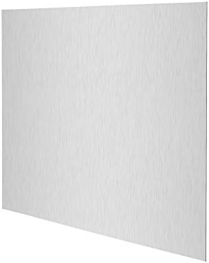 Small Magnetic Stainless Steel Memo Board Splashback 50x60cm Silver