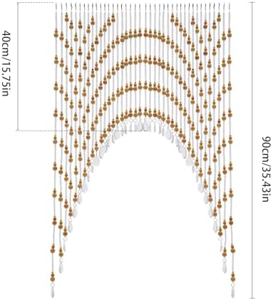 Amber Hanging Door Beads Crystal Curtain Partition