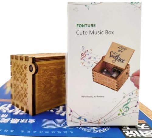 Wooden Musical Box with Isabellas Lullaby
