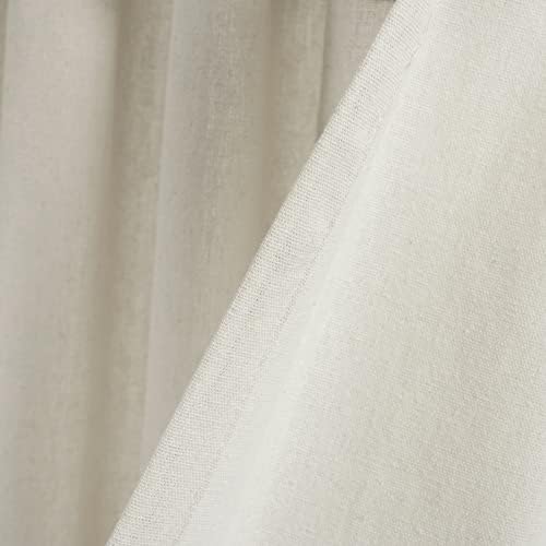 Lush Decor Boho Faux Linen Tassel Window Curtain Panels Pair