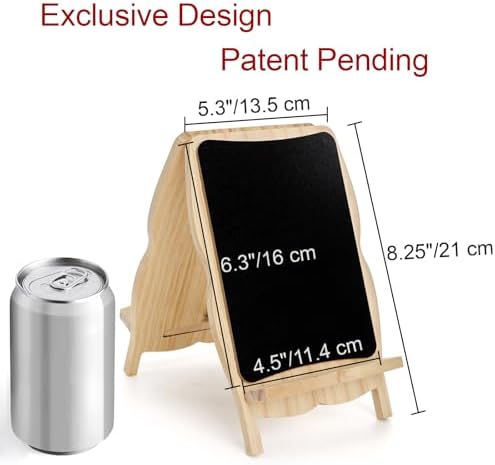 Tosnail 2 Pack Small Framed Chalkboard Signs for Home and Kitchen
