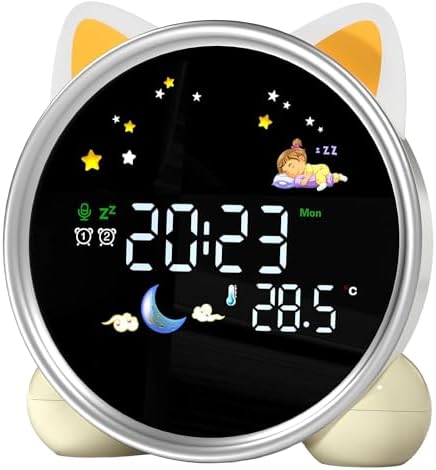 Kids Alarm Clock with Color Changing Light