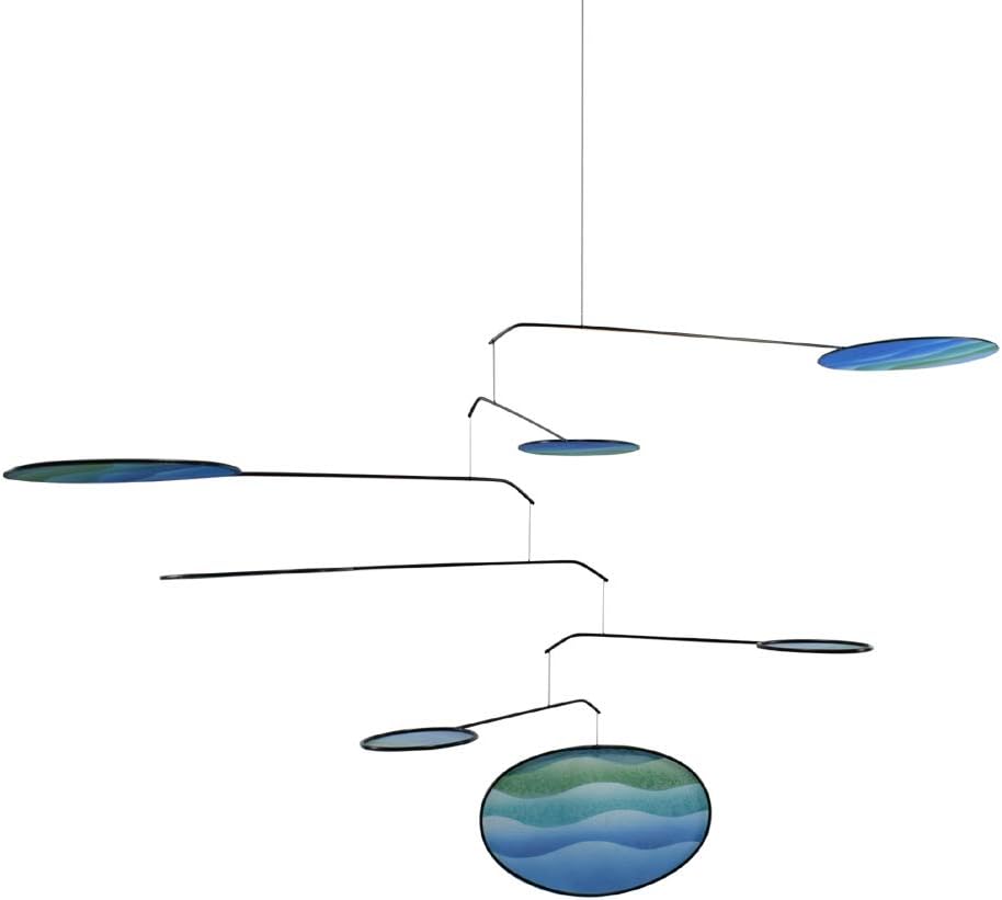 Ocean Blue Lumen Modern Indoor Mobile 22x42