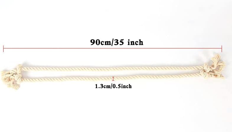 Curtain Tiebacks 2Pack Beige Handmade Rural Decor