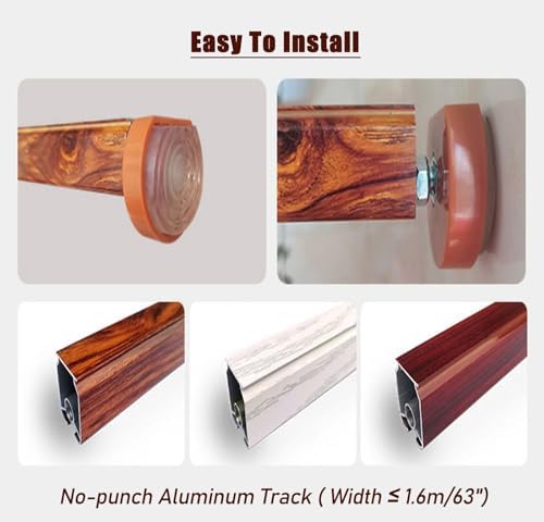 NEVKA Wooden Bead Curtain for Doorways and Room Dividers
