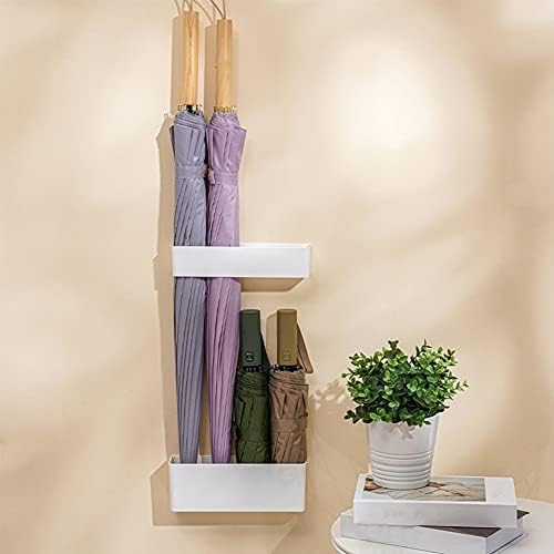EKDJKK 2pcs Adjustable Wall Mounted Umbrella Stand Holder