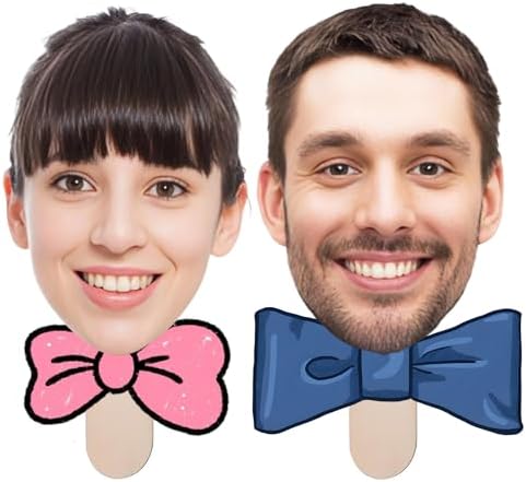 Custom Cardboard Cutout Fat Heads on Stick Big Head Props