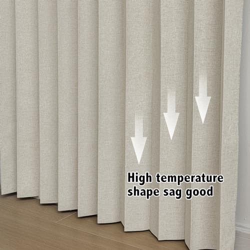 AJAZZ Blackout Doorway Curtains 1 Panel 98 W x 78 L