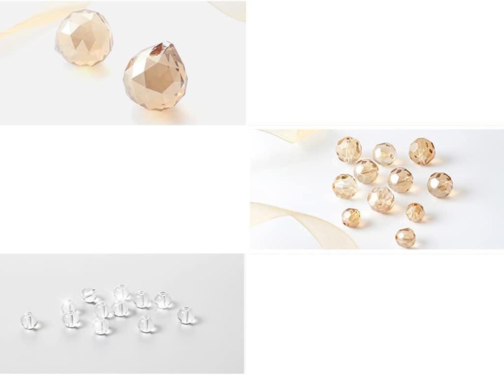 ZHOUXIAO Glass Crystal Beaded Curtain Divider Panels for Doorways